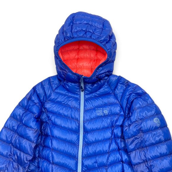 Mountain Hardware Shield 800 Down Lightweight Puffer Hooded Jacket Women's Small - Picture 3 of 13